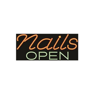 Cre8tion LED Signs Nail Open 2, N0401, 23047 KK BB